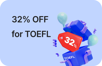 7-Day Deal – 32% Off for TOEFL Membership image